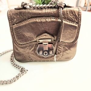 NEW! TALBOTS Metallic Chain Strap Women's Bag No Tags